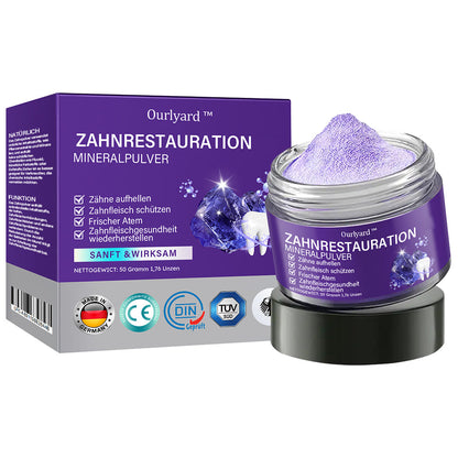 ✅Offizieller Shop | Ourlyard™ Zahnreparatur und Mundgesundheits-Mineralpulver🧑🏽‍⚕️Erhält die Zertifizierung der Deutschen Zahnärztekammer (Behandlung von Parodontitis und Mundgeschwüren, Vorbeugung von Zahnverlust und Behandlung von Karies)