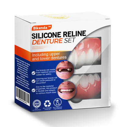 Bikenda™ Silikon-Zahnprothesen-Reline-Set (ADA-zertifiziert)🌷