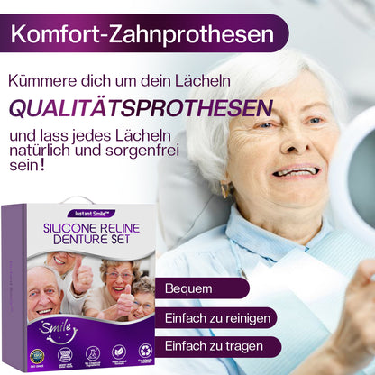 ✅Offizielle Webseite | Instant Smile™ Silikon-Zahnprothesen-Set 👨🏻‍⚕️ Empfohlen von der Deutschen Zahnärztekammer 🍀🍀