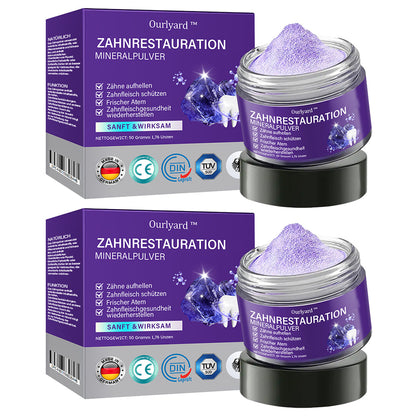 ✅Offizieller Shop | Ourlyard™ Zahnreparatur und Mundgesundheits-Mineralpulver🧑🏽‍⚕️Erhält die Zertifizierung der Deutschen Zahnärztekammer (Behandlung von Parodontitis und Mundgeschwüren, Vorbeugung von Zahnverlust und Behandlung von Karies)