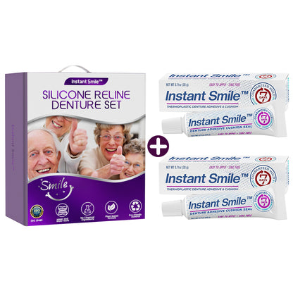 ✅Offizielle Webseite | Instant Smile™ Silikon-Zahnprothesen-Set 👨🏻‍⚕️ Empfohlen von der Deutschen Zahnärztekammer 🍀🍀