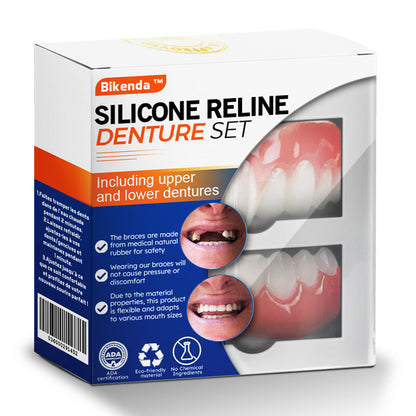 Bikenda™ Silikon-Zahnprothesen-Reline-Set (ADA-zertifiziert)🌷