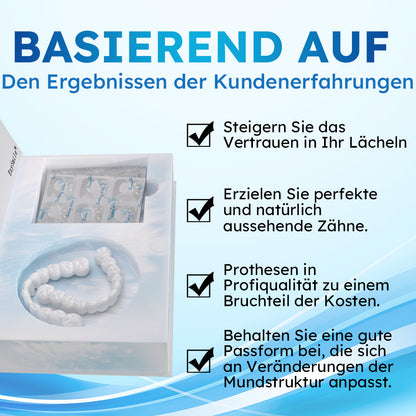 ✅Offizieller Store | EzySmile™ Formbare Zahnprothesen und spezielle Reinigungstabletten 🧑🏽‍⚕️Zertifiziert durch die Deutsche Zahnärztliche Gesellschaft (DGZ)