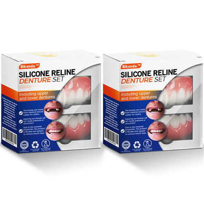 Bikenda™ Silikon-Zahnprothesen-Reline-Set (Deutsche Zahnärztekammer-zertifiziert)🍀