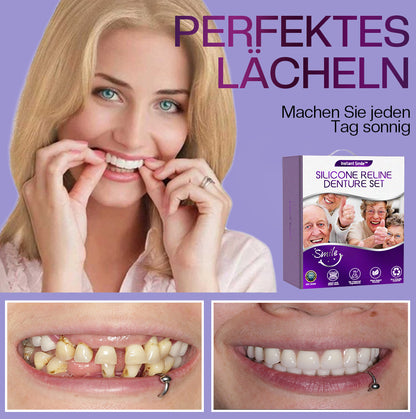 ✅Offizielle Webseite | Instant Smile™ Silikon-Zahnprothesen-Set 👨🏻‍⚕️ Empfohlen von der Deutschen Zahnärztekammer 🍀🍀