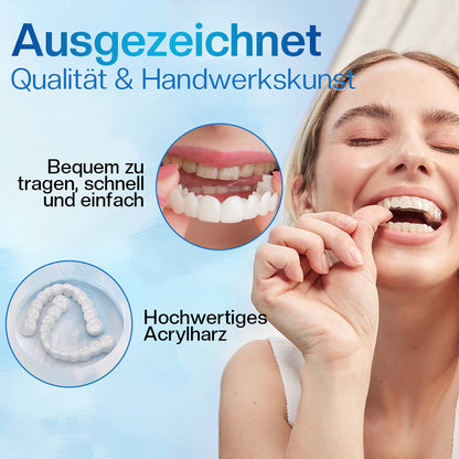 ✅Offizieller Store | EzySmile™ Formbare Zahnprothesen und spezielle Reinigungstabletten 🧑🏽‍⚕️Zertifiziert durch die Deutsche Zahnärztliche Gesellschaft (DGZ)